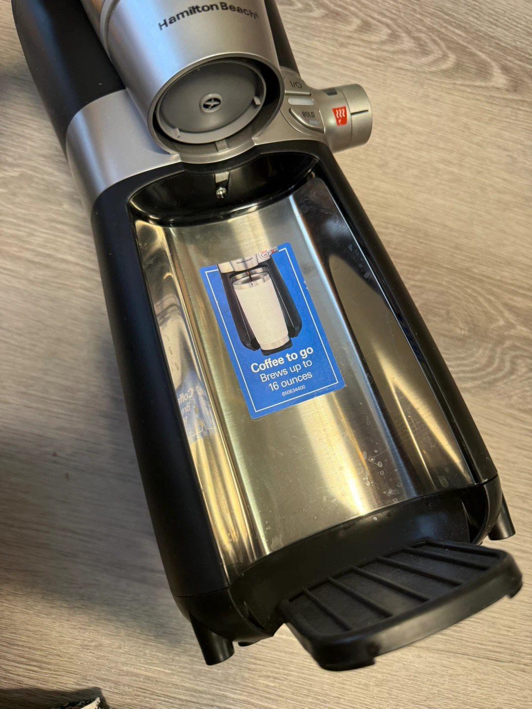 Hamilton Beach Rapid Cold Brew and Hot Coffee Maker 16 oz - photo 2