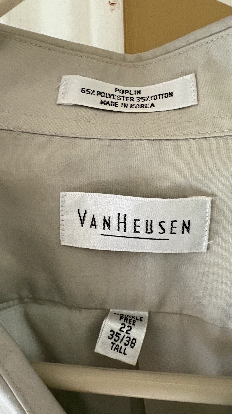 ⚽ Van Heusen Men's Button-Up Shirt - Tan