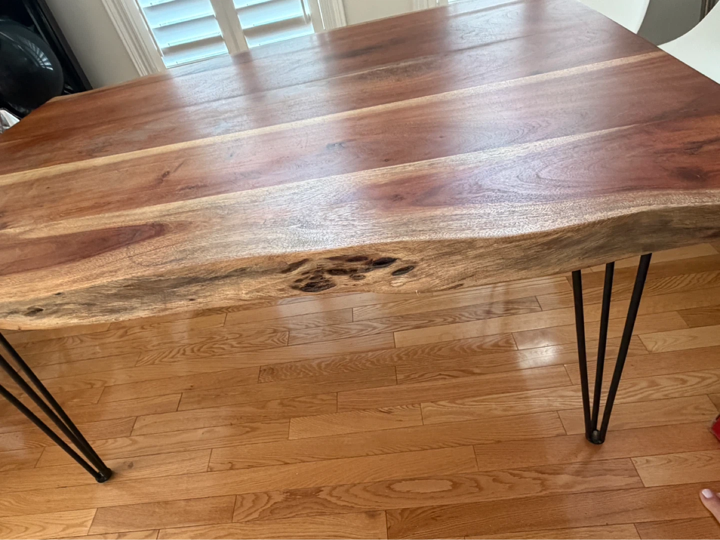 Reno Solid Acacia Wood Dining Table (Structube) - photo 4