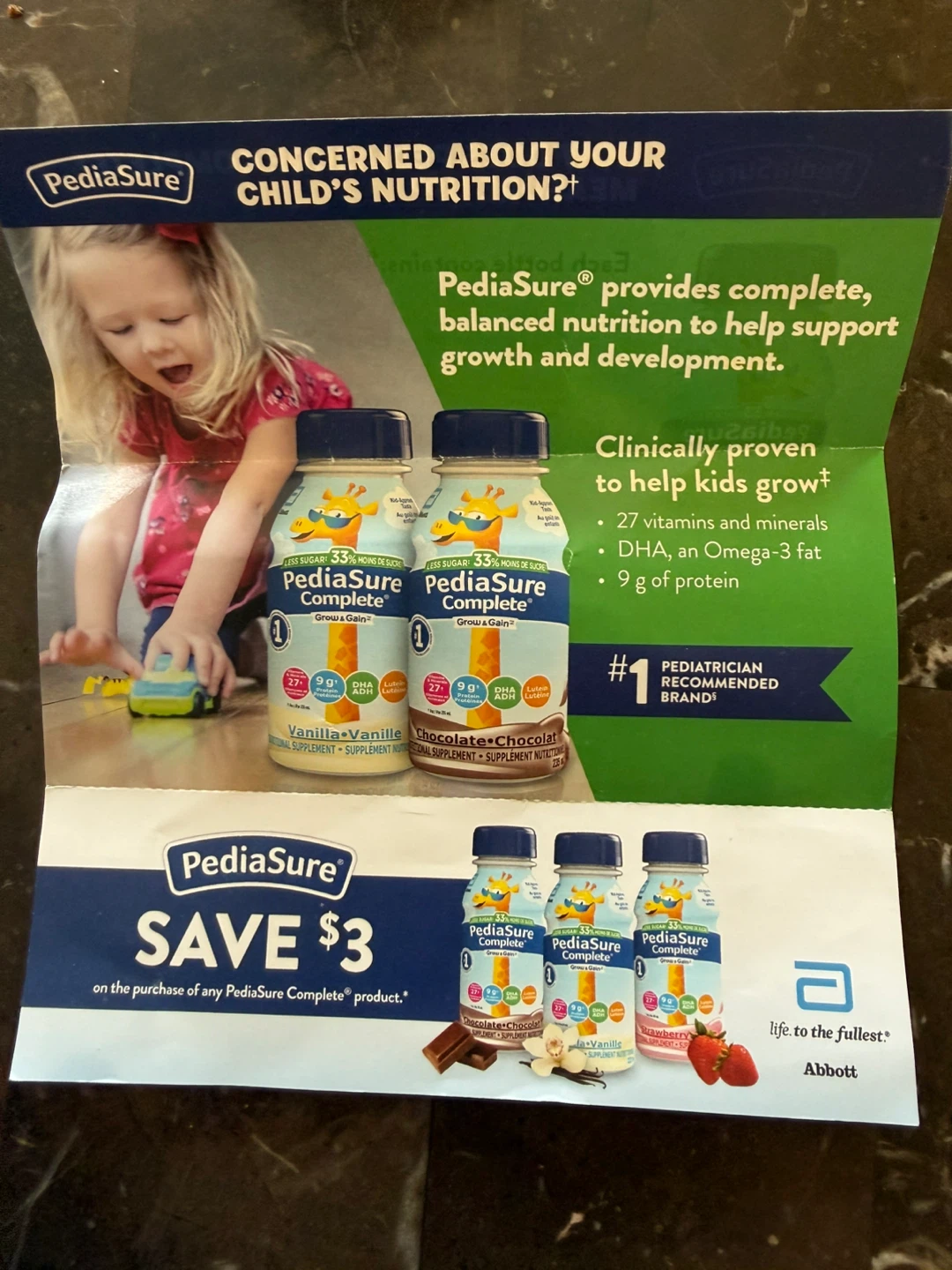 PediaSure Complete Nutritional Drink coupon ⚽️