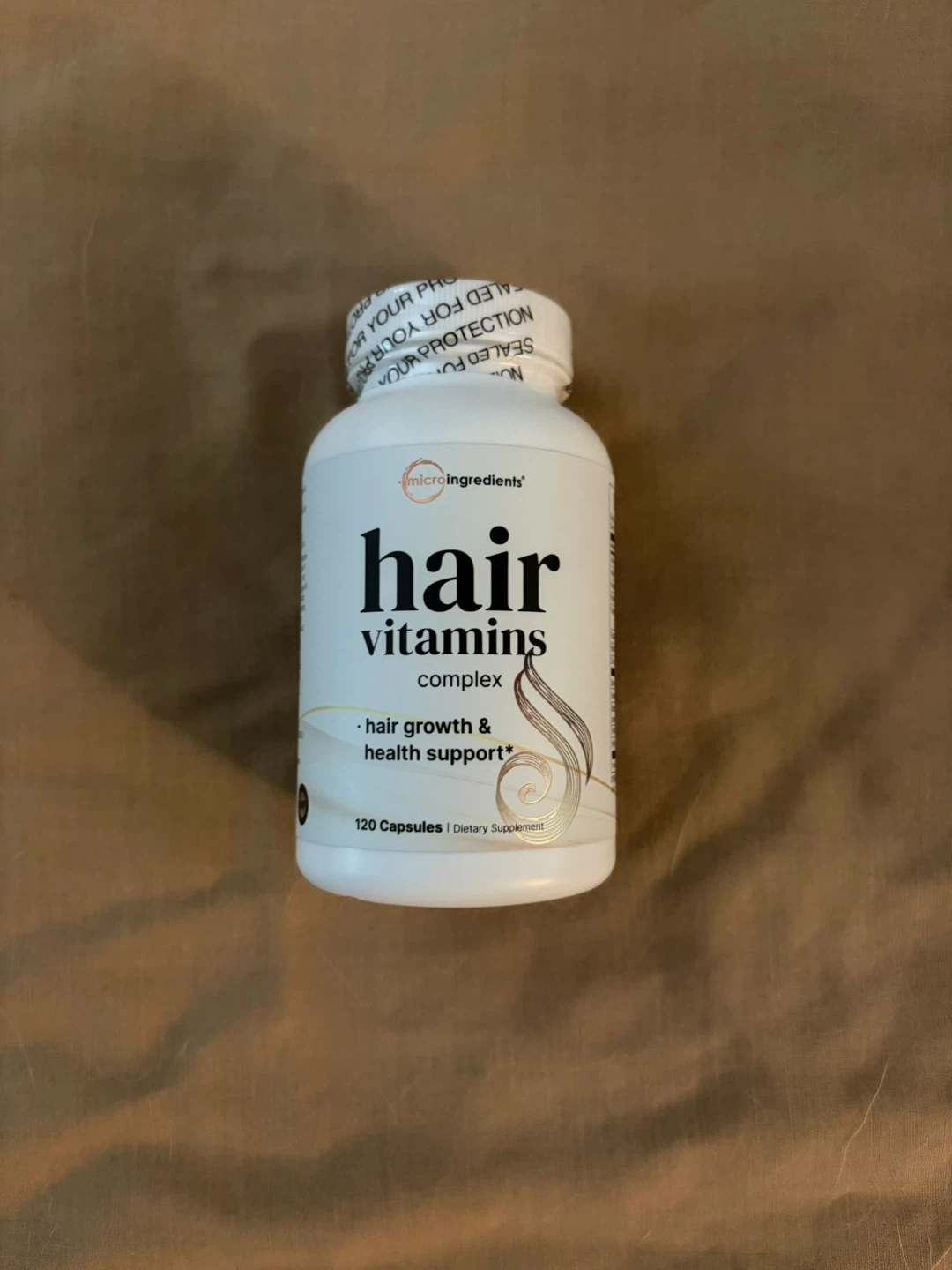 New! Micro Ingredients Hair Vitamins Complex - 120 Capsules