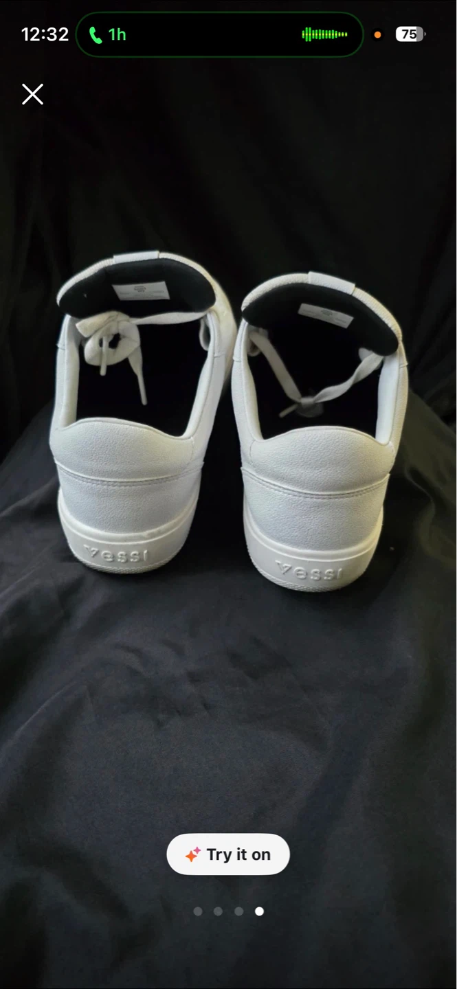 Vessi White Sneakers size 9 women’s ⚽️ - photo 4