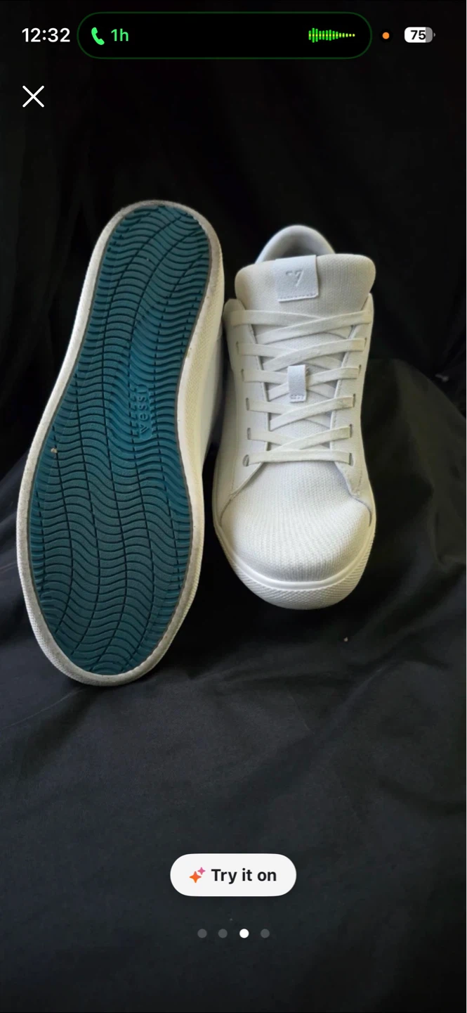 Vessi White Sneakers size 9 women’s ⚽️ - photo 3