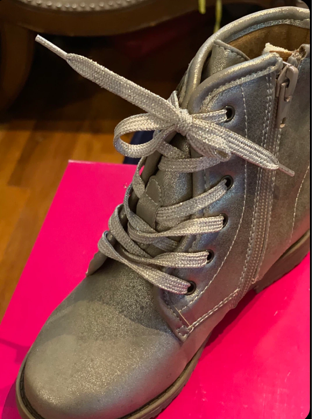 Girl Boots Metallic color gold size 11⚽️ - photo 4