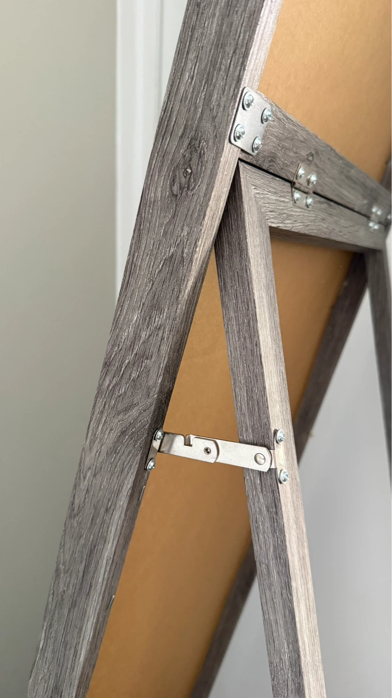 Standing Mirror with Wood-Look Frame - photo 3