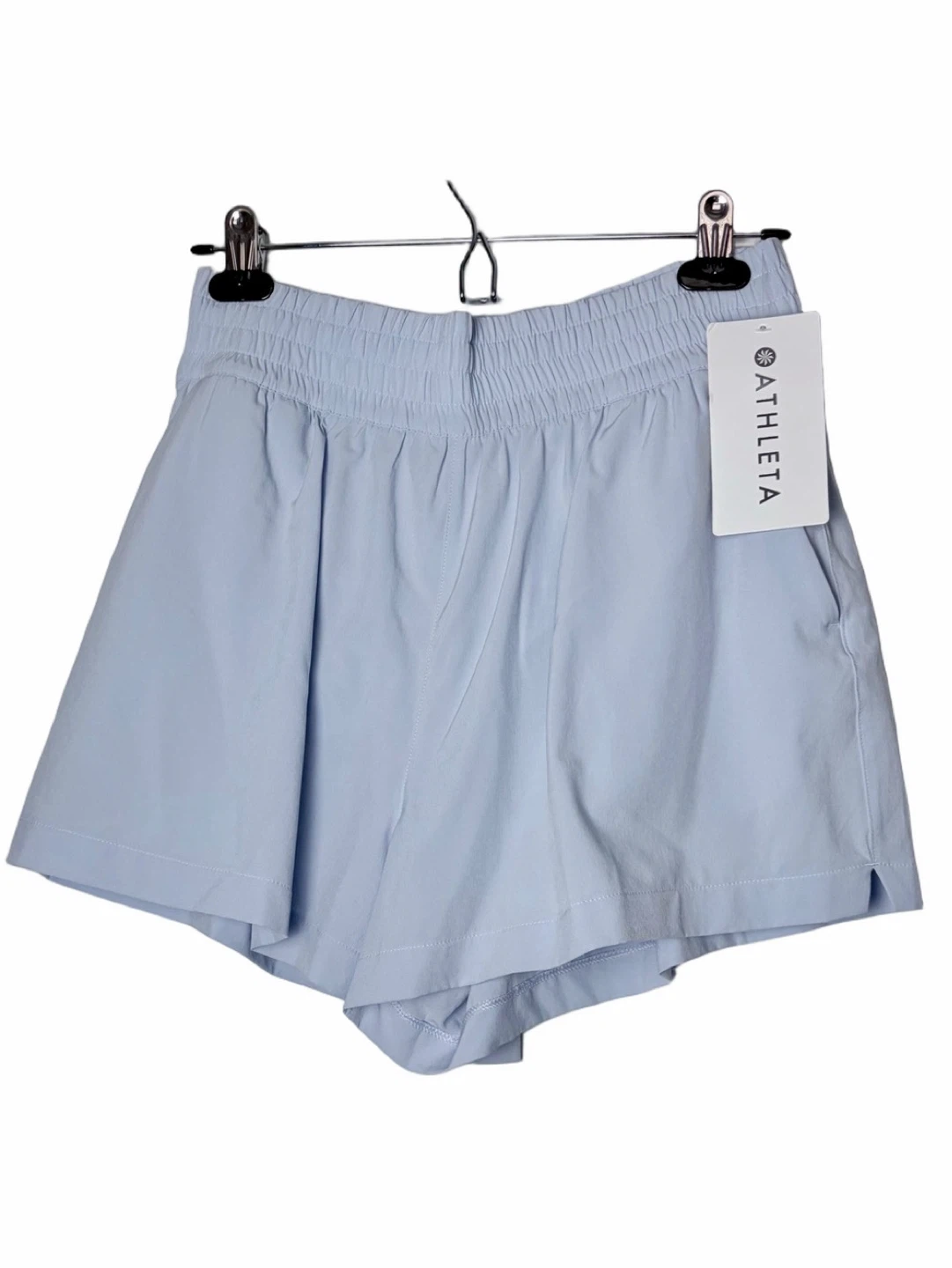 ATHLETA HIGH RISE WEEKENDER RUN  Light Blue Shorts (BNWT) - photo 2