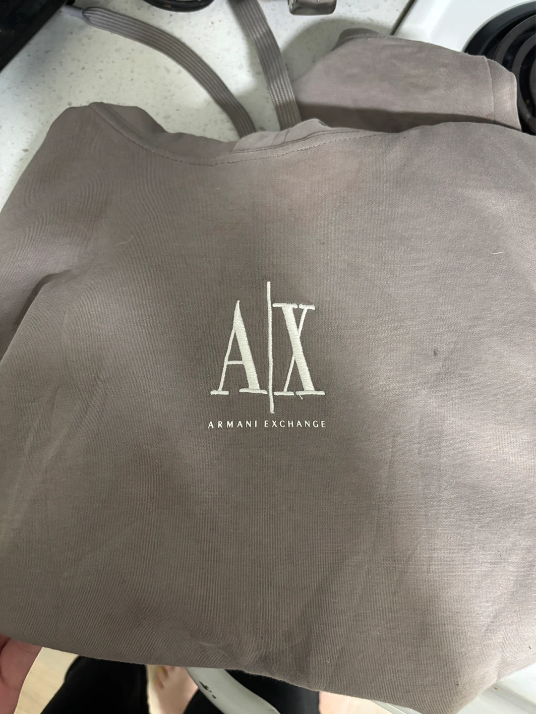 Armani Exchange Grey Tote Bag