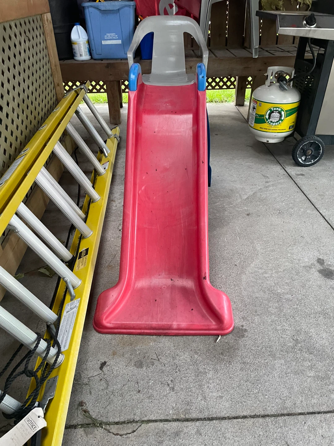 Kids Plastic Slide - Red and Blue - photo 3