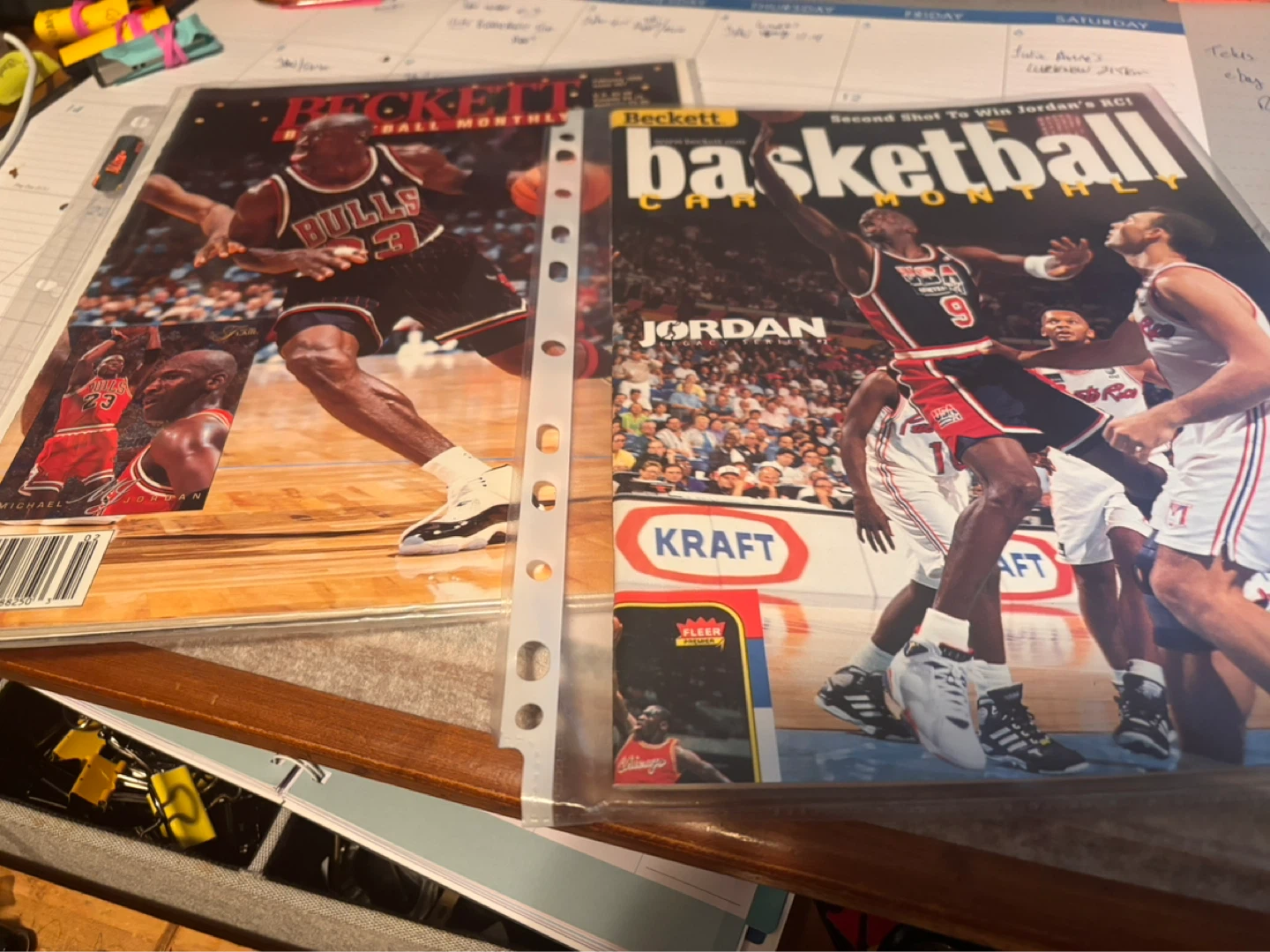 Michael Jordan Beckett magazines lot of 5 - photo 2
