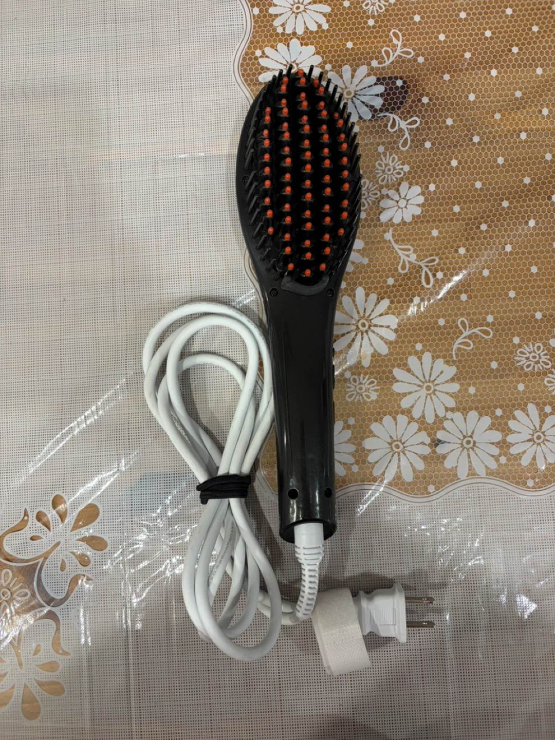 Black Straightening Hair Brush