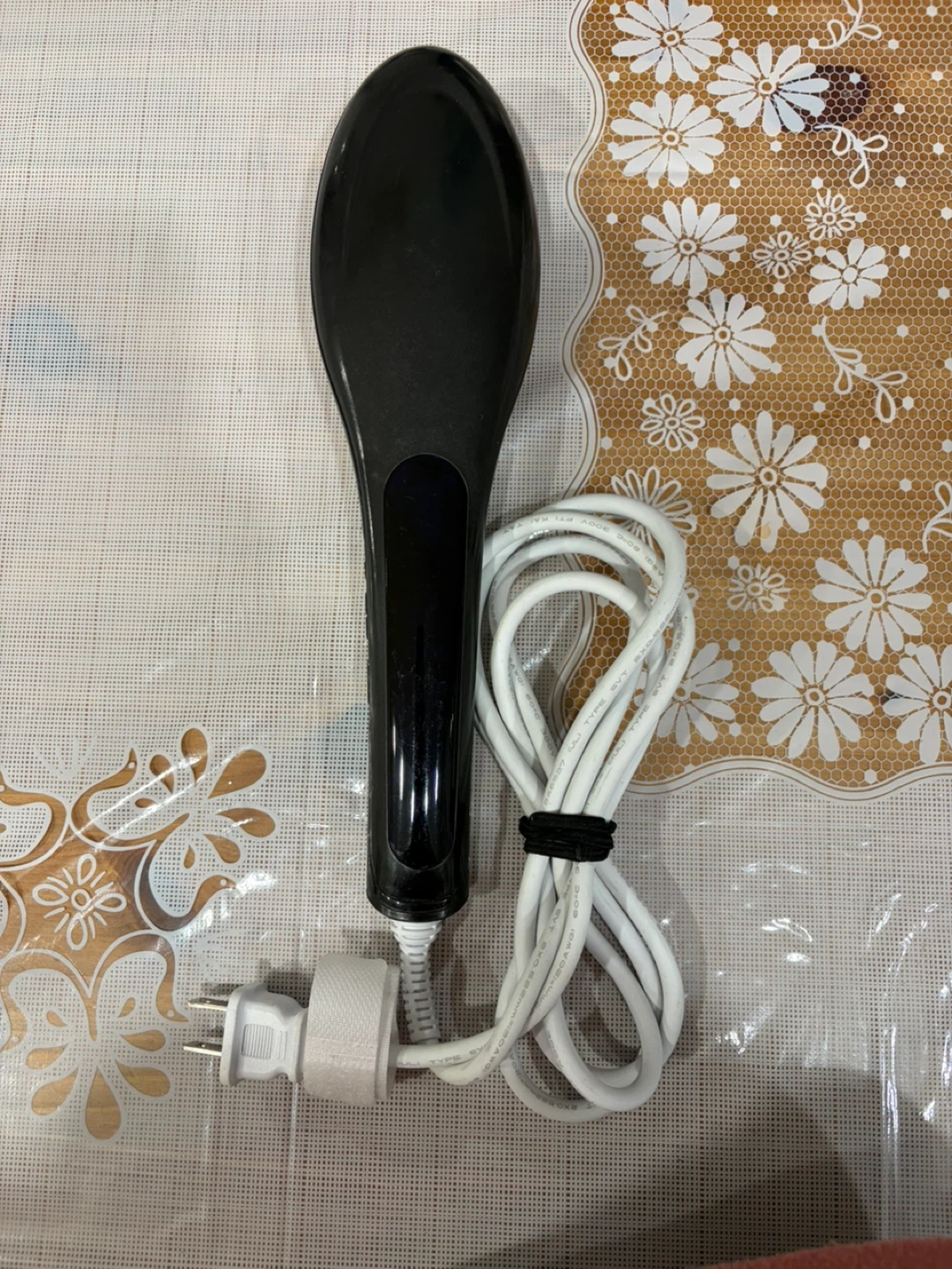 Black Straightening Hair Brush - photo 2