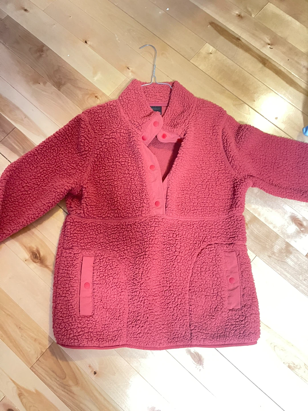 Pink Sherpa Pullover Fleece
