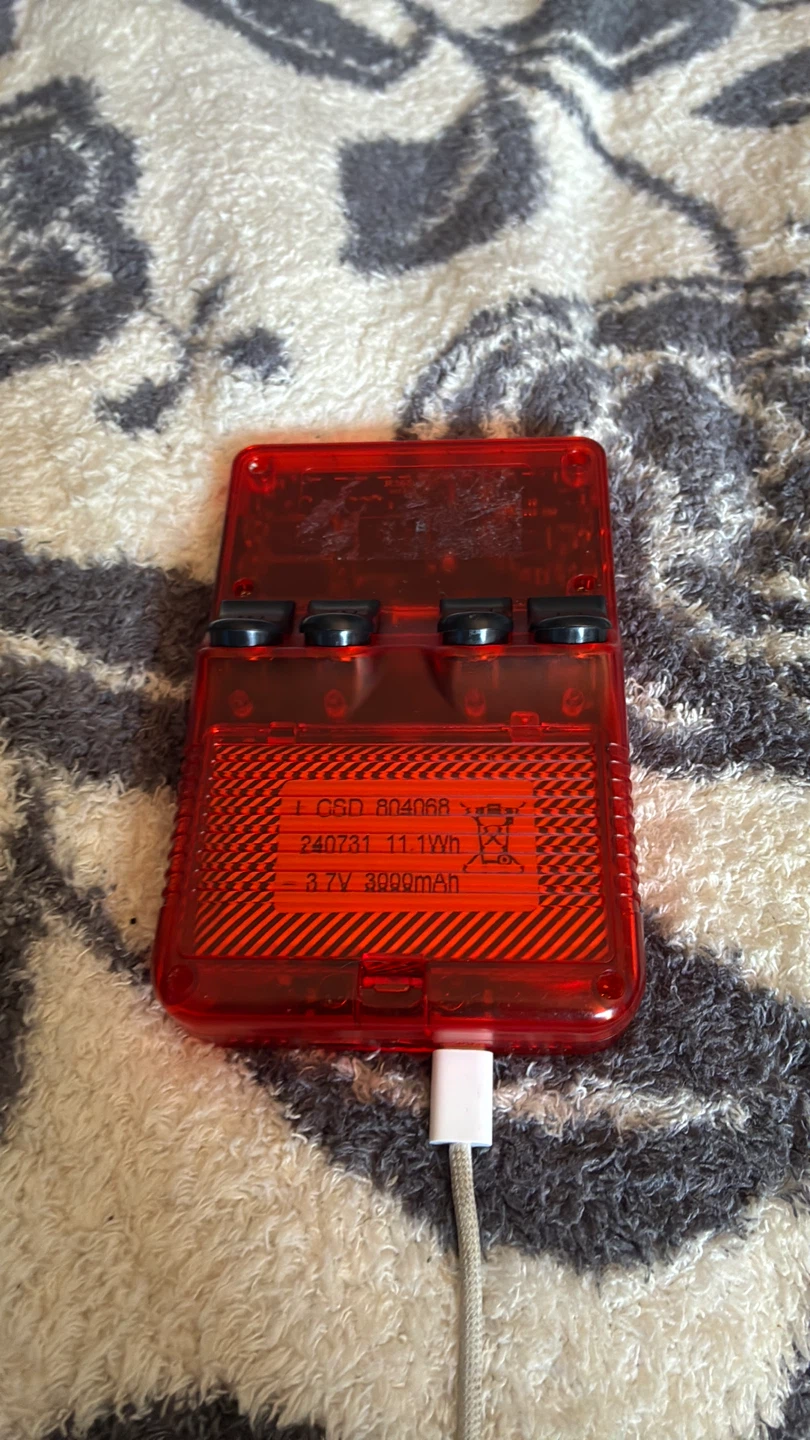 Red Handheld Game Console - 1350 Games - photo 2