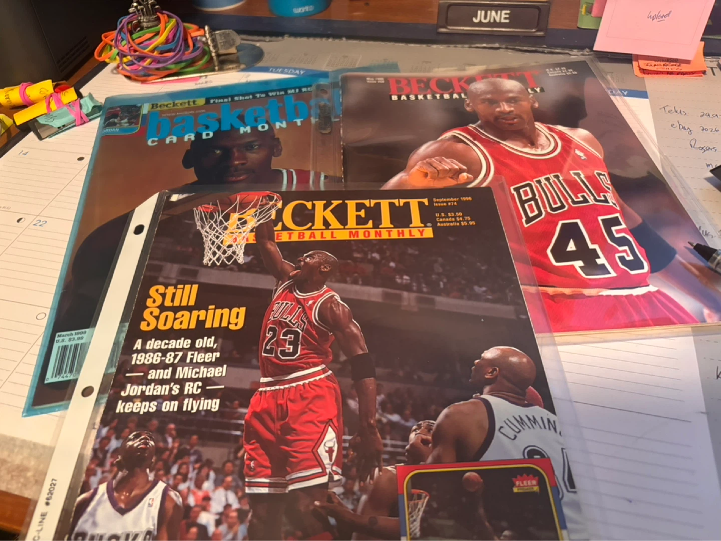 Michael Jordan Beckett magazines lot of 5 - photo 5