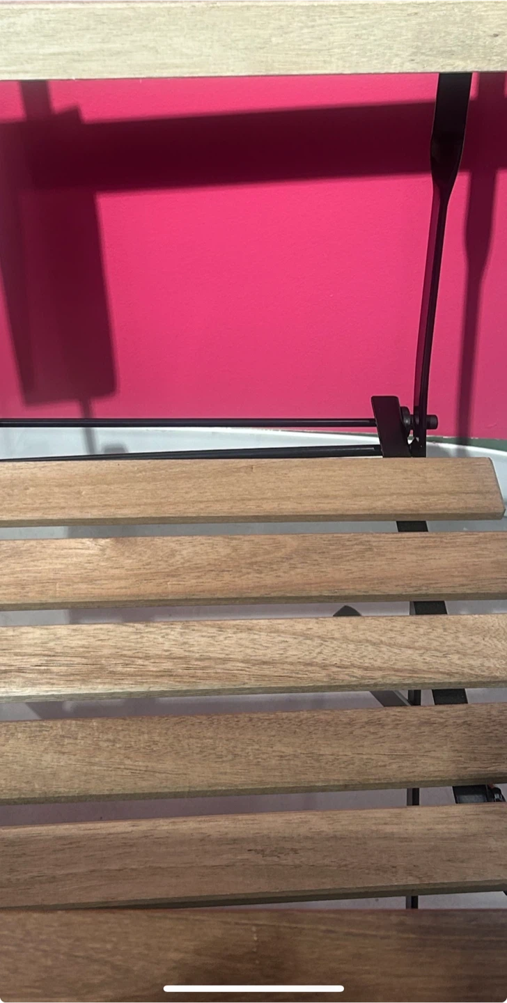 Wooden balcony foldable chair