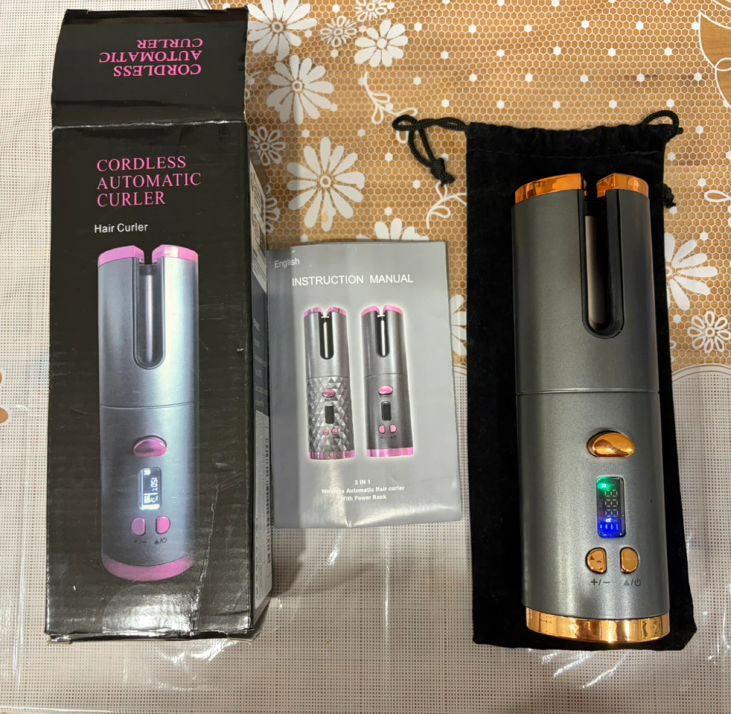 Cordless Automatic Hair Curler
