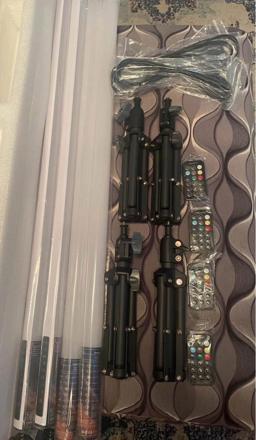 luxceo 4Pack RGB Tube Light Bar Set - photo 5