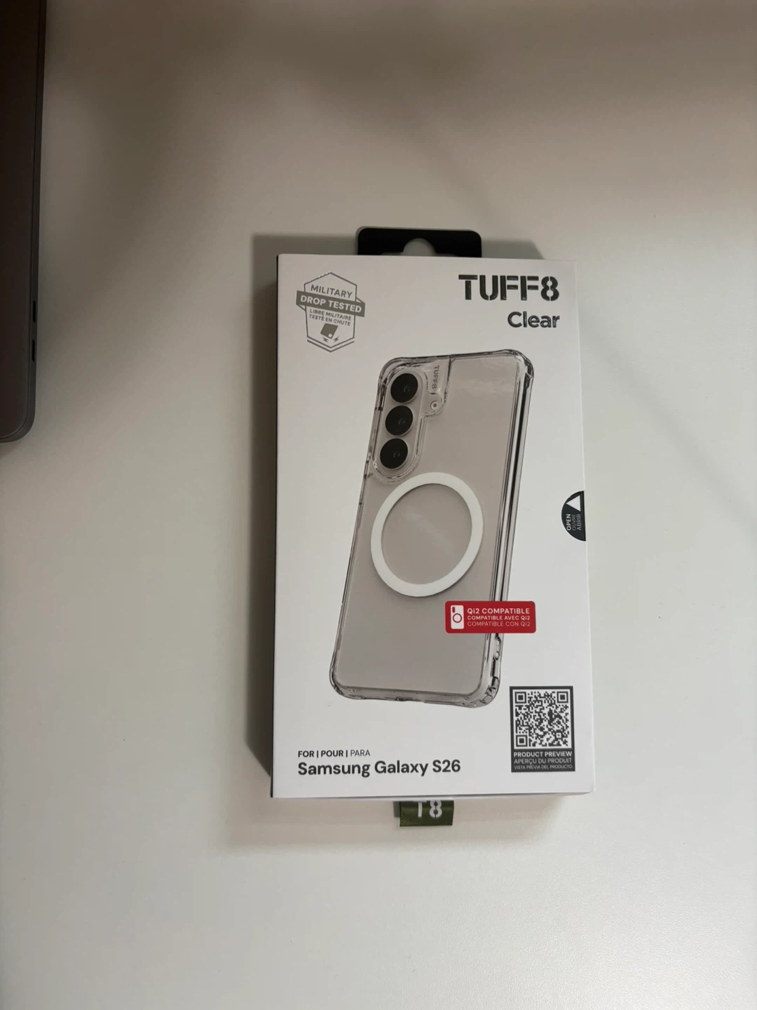 TUFF8 Clear Case for Samsung Galaxy S26