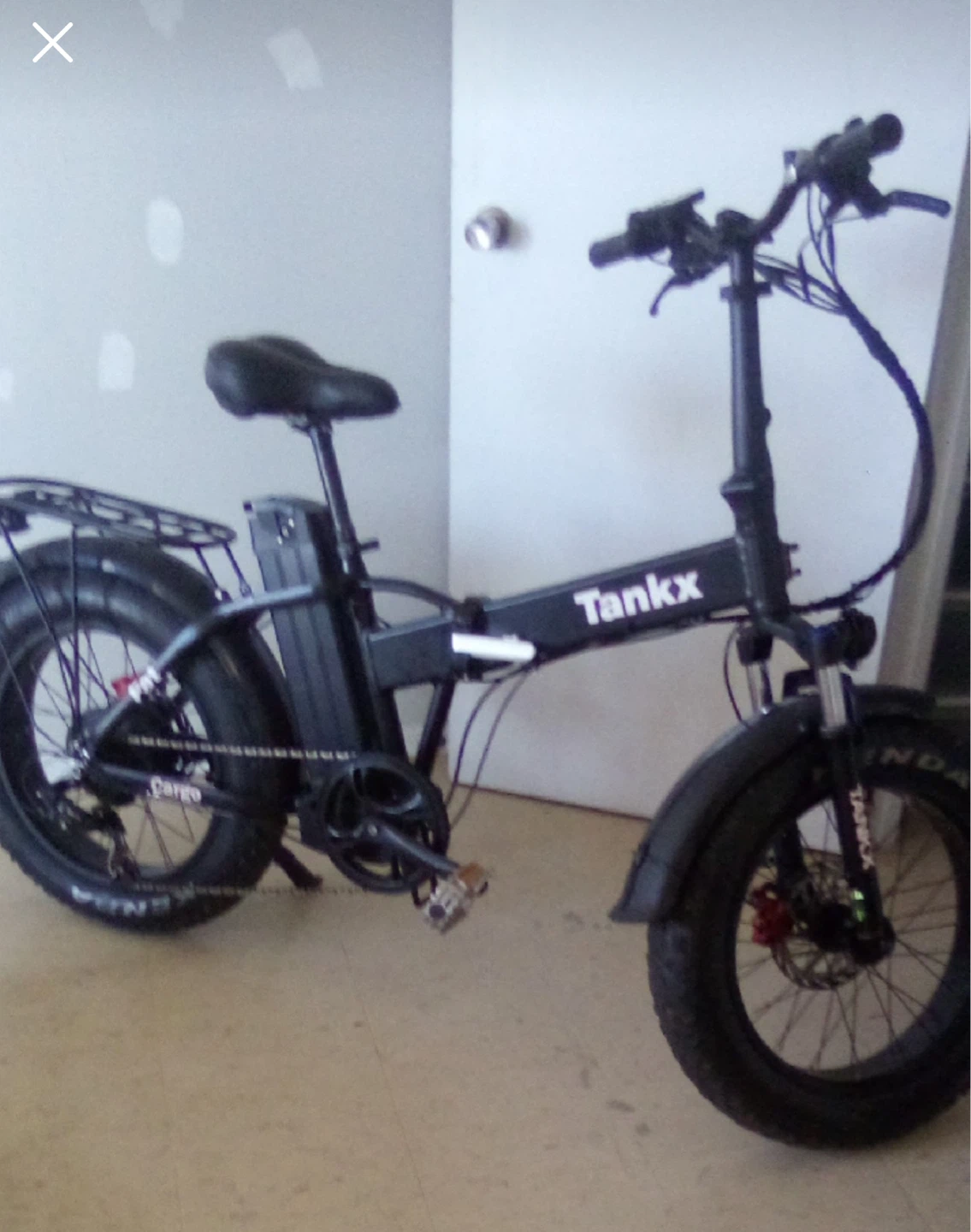 Tankx Folding Fat Tire Electric Bike