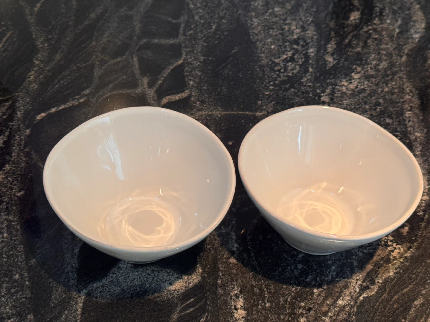 Crate & Barrel White Ceramic Bowls (Set of 2) - photo 2