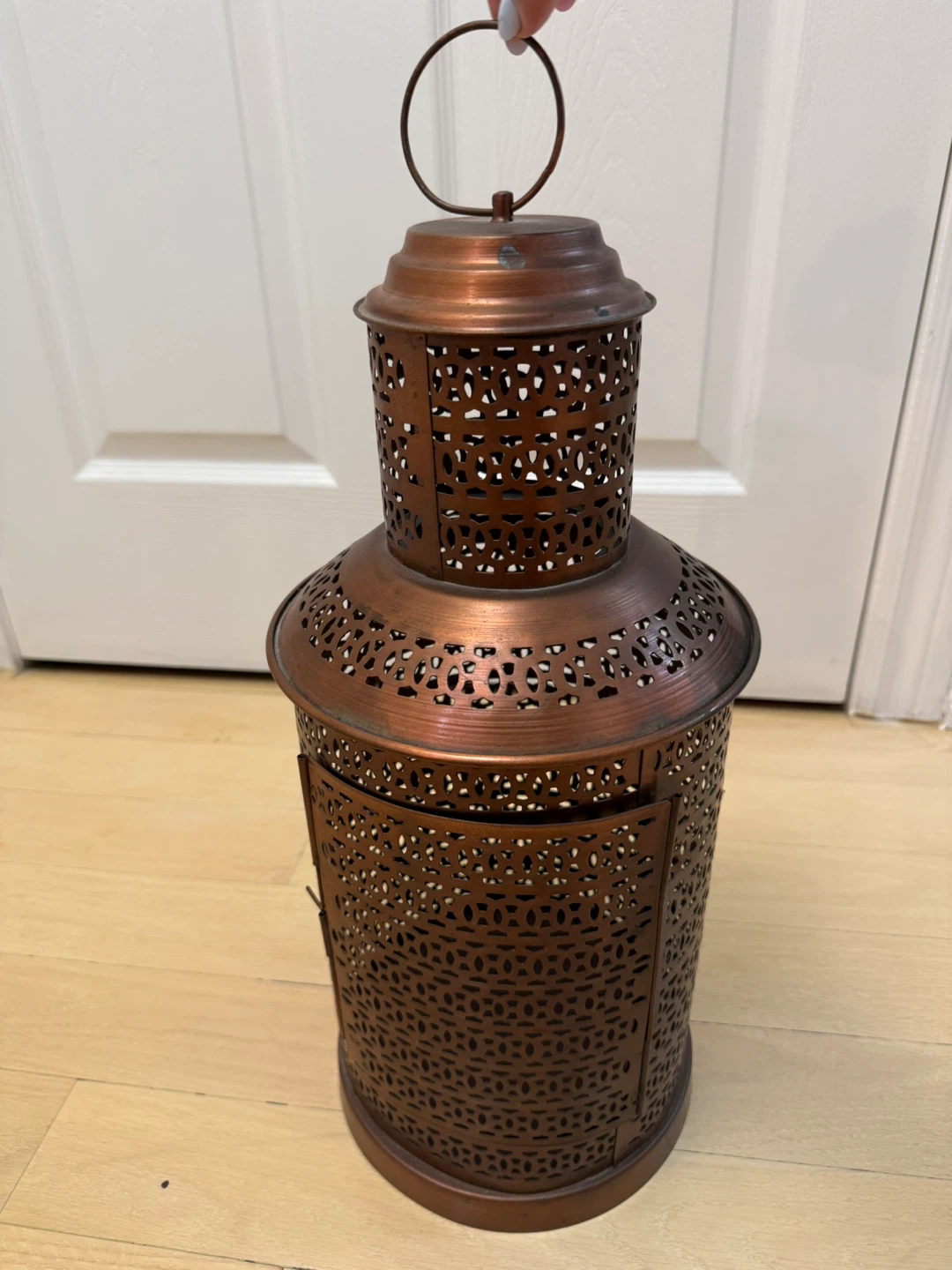 Copper Metal Decorative Lantern - photo 4