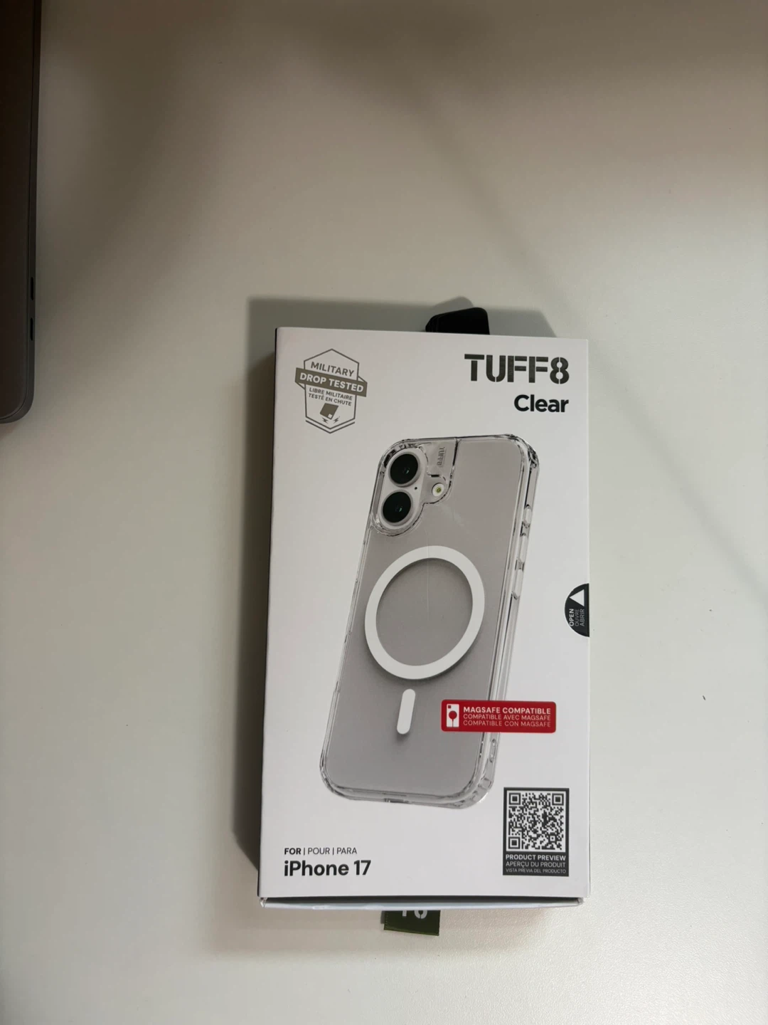 TUFF8 Clear MagSafe Case for iPhone 17