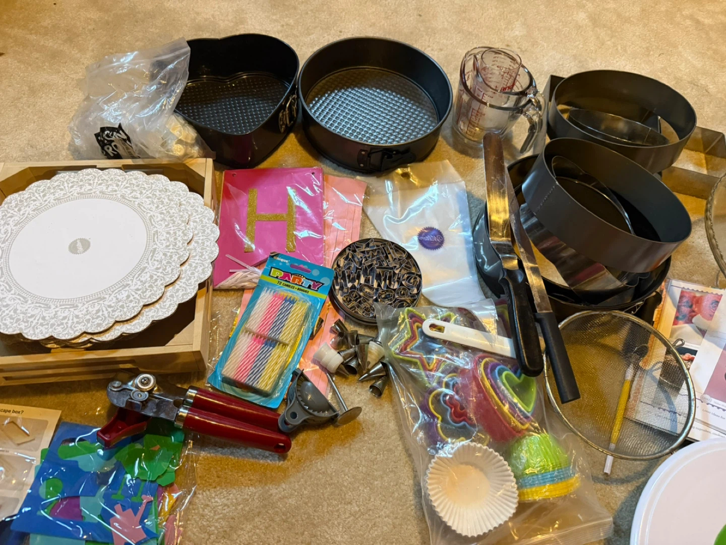 Assorted Baking Supplies