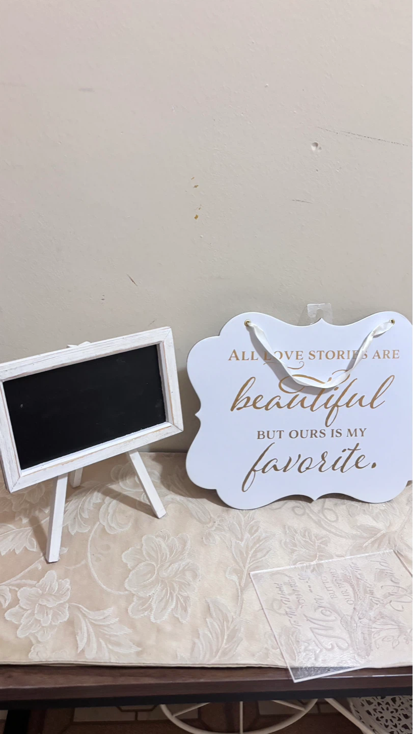 ⚽ Decorative Sign with Easel Chalkboard