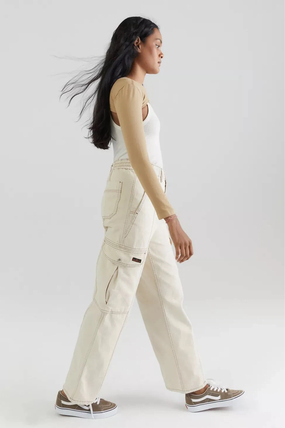 BDG Urban Outfitters RU Slouchy Skate Cream Carpenter Jeans - photo 2