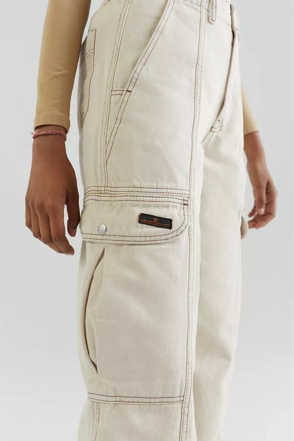 BDG Urban Outfitters RU Slouchy Skate Cream Carpenter Jeans - photo 4
