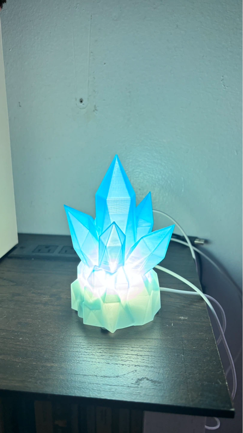 ⚽ Crystal Lamp with On/Off Switch