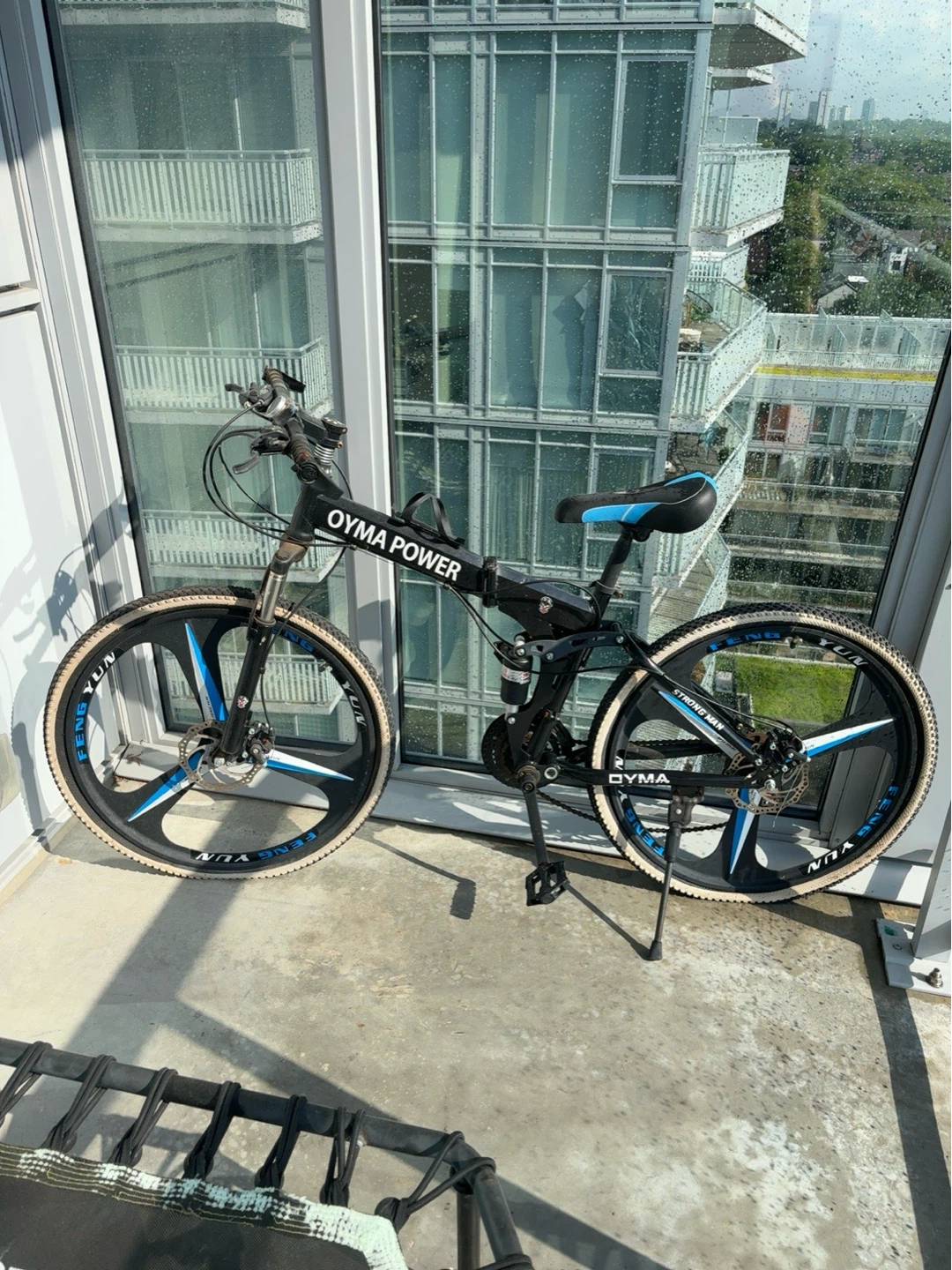OYMA POWER Folding Mountain Bike