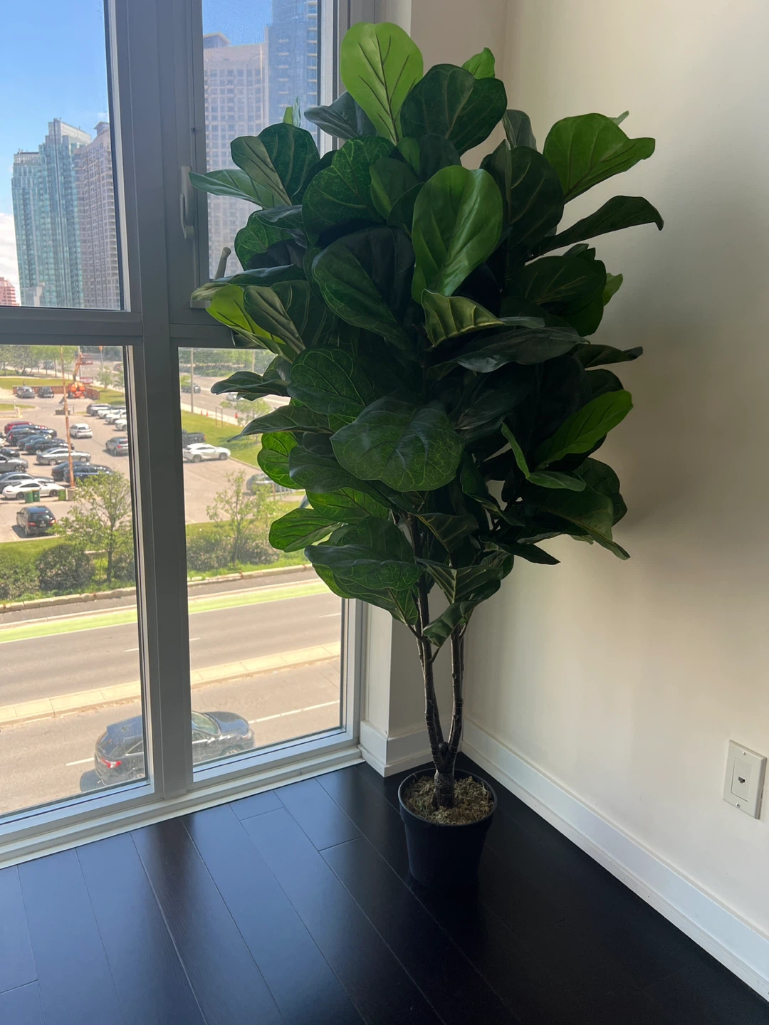 Artificial fiddle leaf fig tree - 59” - photo 3