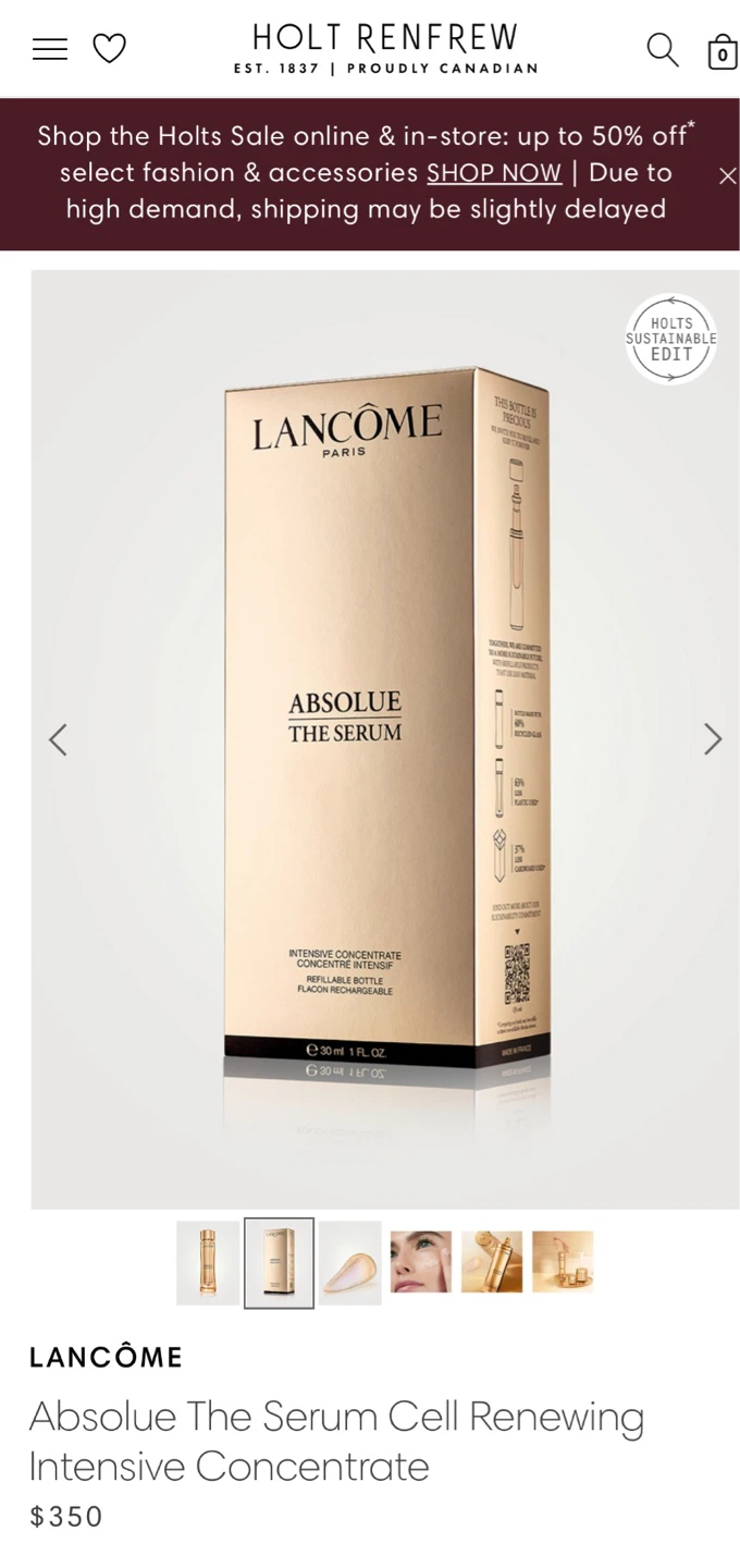 Lancôme Absolue The Serum Intensive Concentrate - photo 2