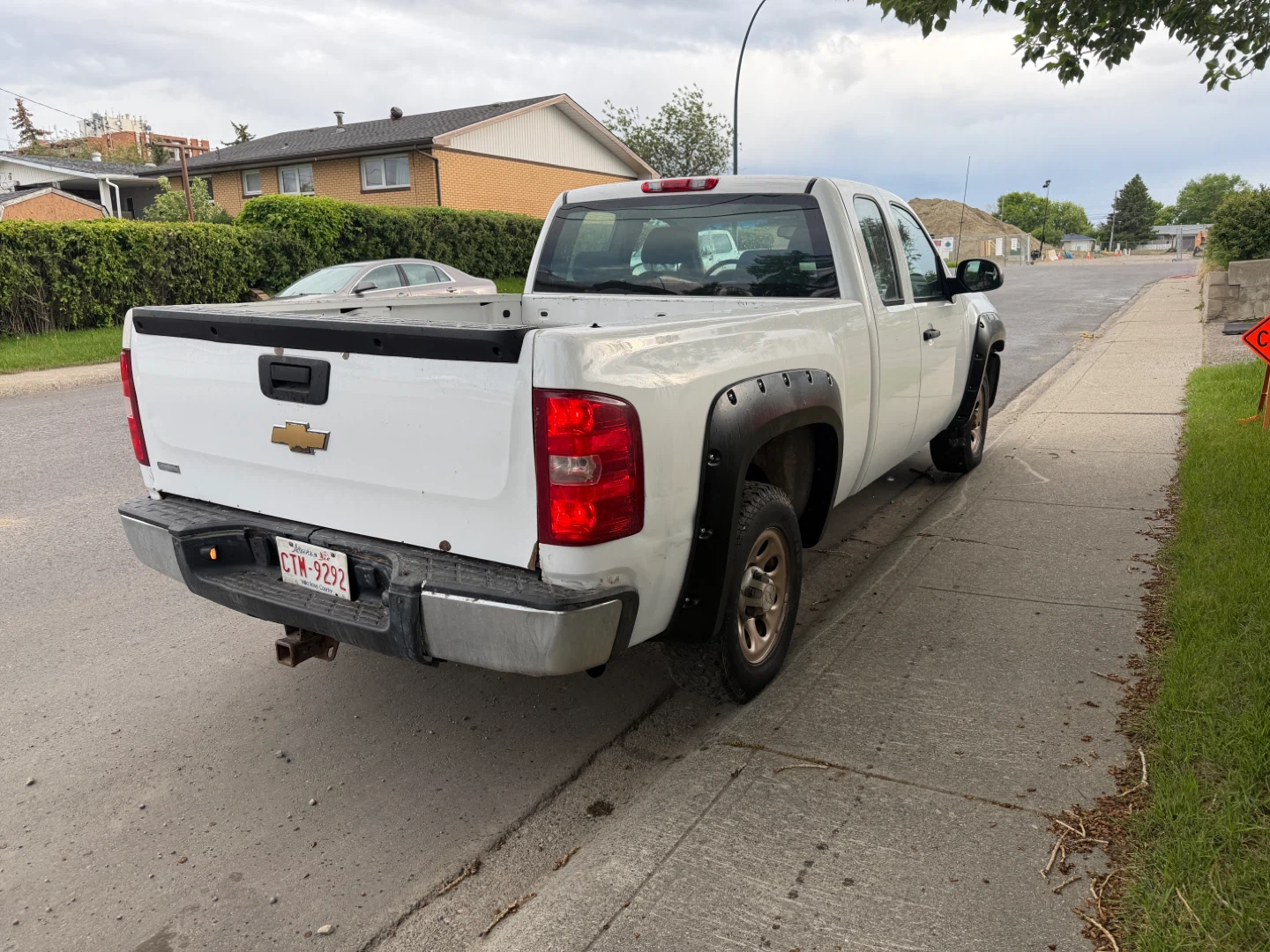 White Chevrolet Silverado Pickup Truck - photo 3