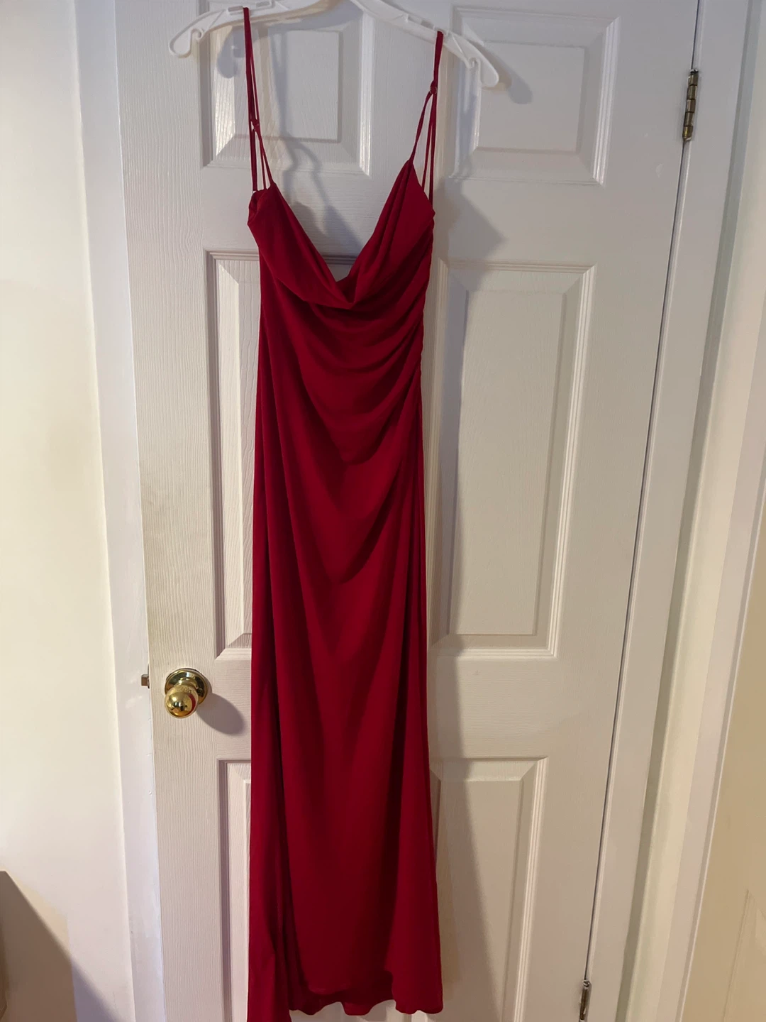 ASTEE Red Spaghetti Strap Maxi Dress - photo 3