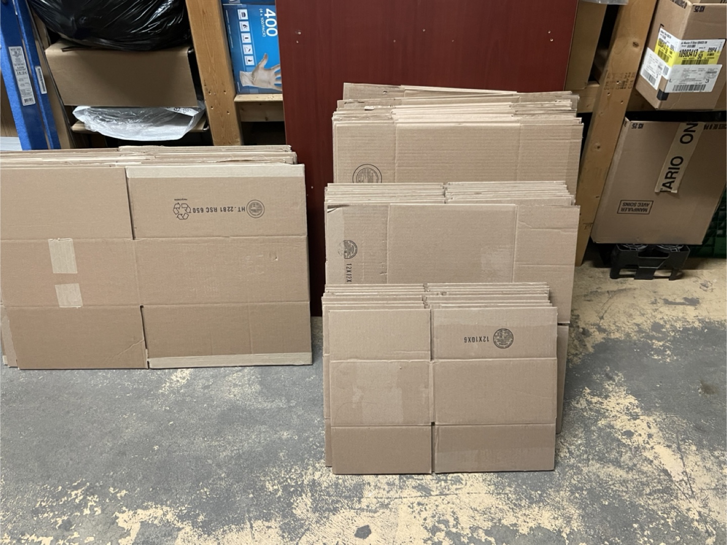 Cardboard Boxes - Various Sizes