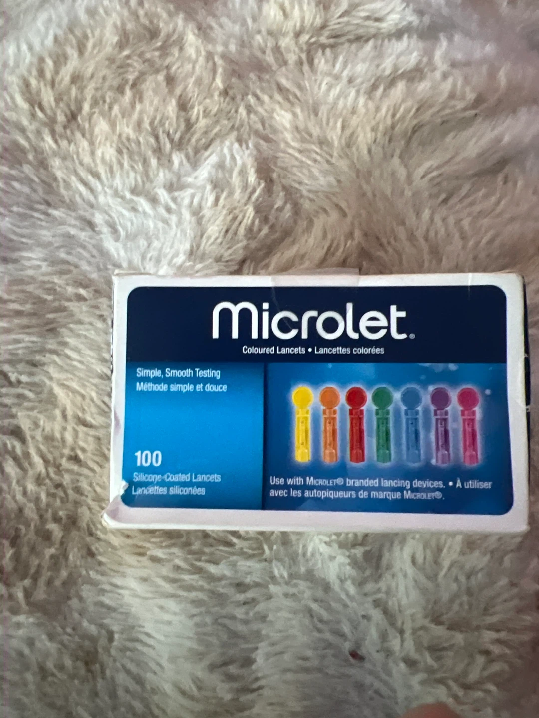 Microlet Coloured Lancets - 100 Count