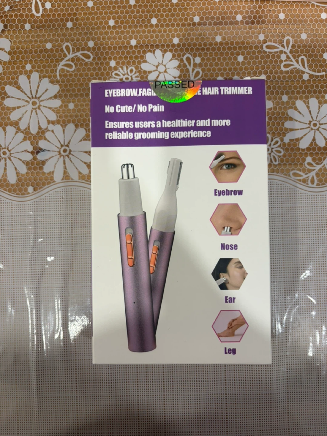 2-in-1 Electric Facial Hair & Nose Trimmer
