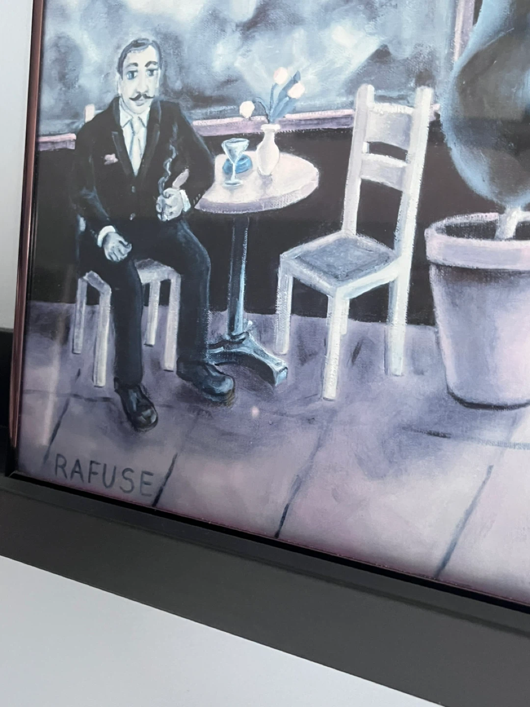 Framed Art Print "Cafe Pierre" by Rafuse - photo 2
