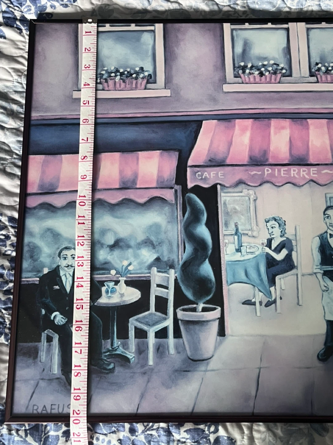 Framed Art Print "Cafe Pierre" by Rafuse - photo 3