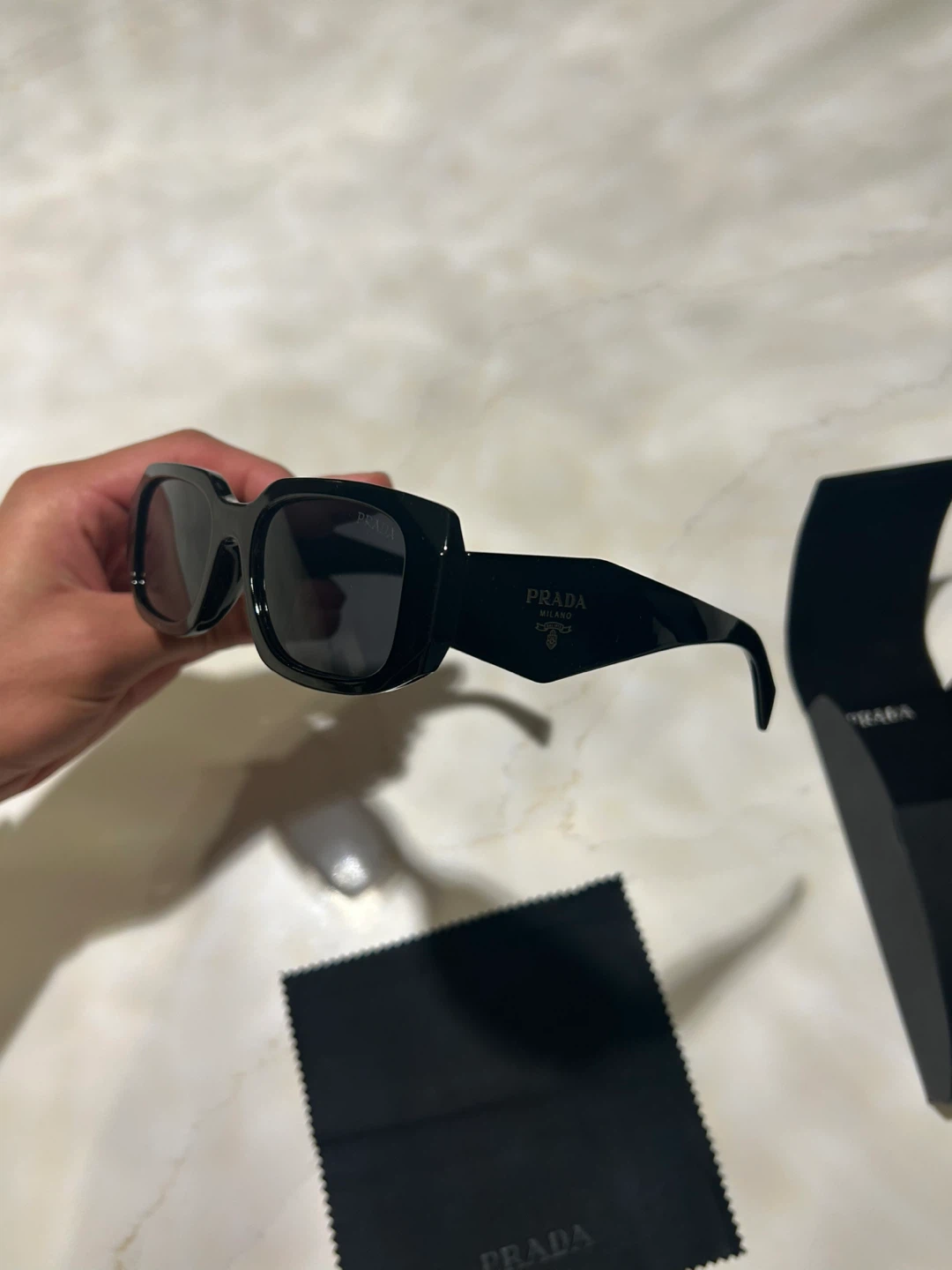 Prada Black Rectangular Sunglasses - photo 4