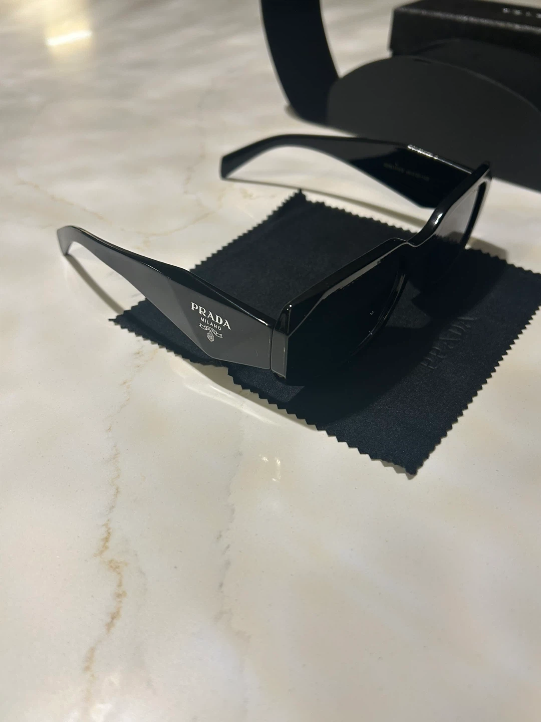 Prada Black Rectangular Sunglasses - photo 2