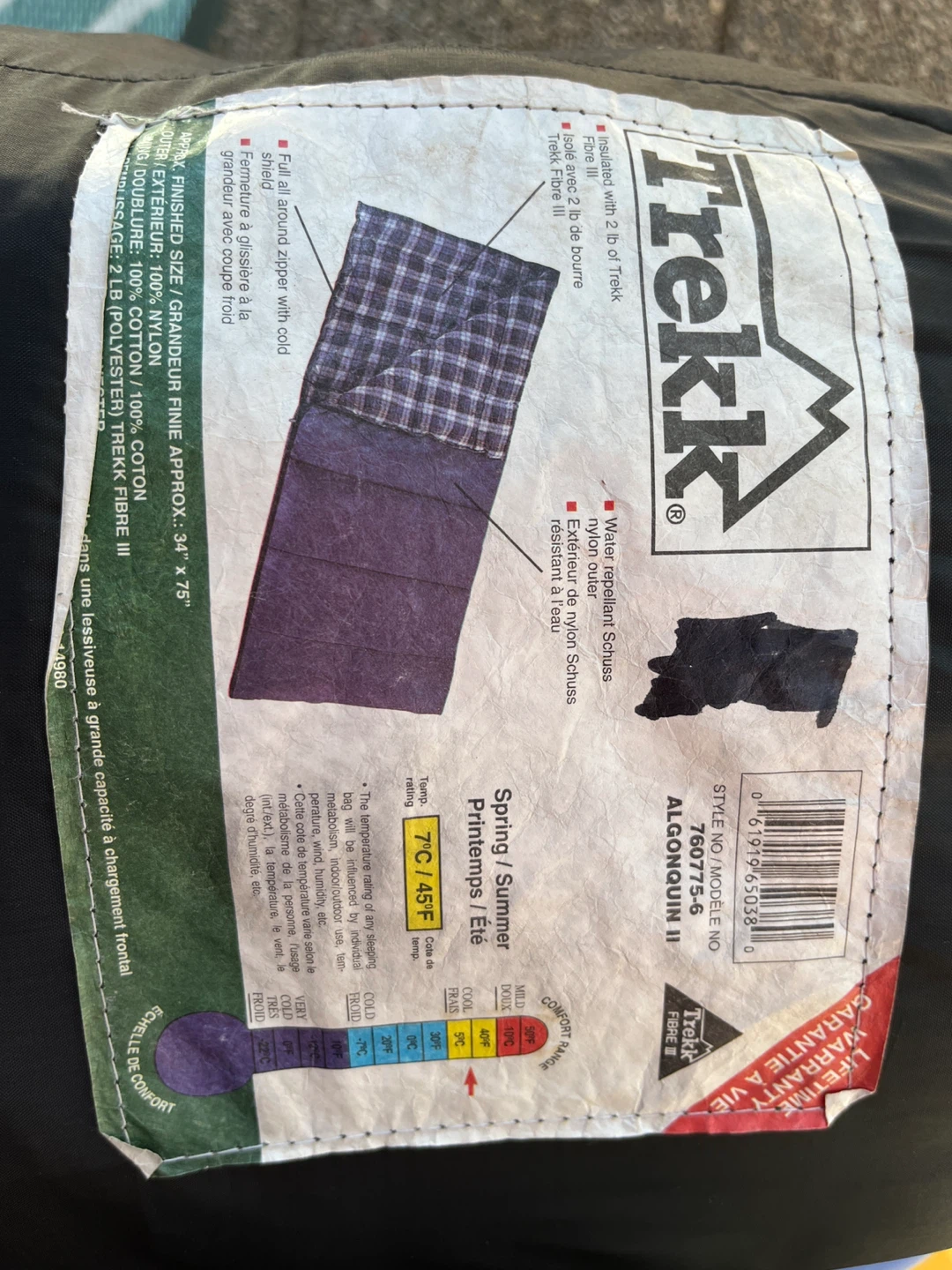 Trekk Algonquin II Sleeping Bag