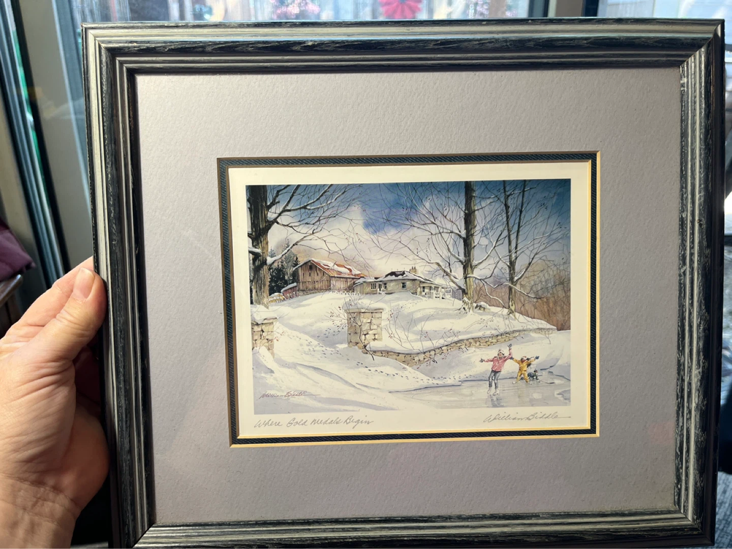 William Biddle "Where Gold Medals Begun" Framed Art Print