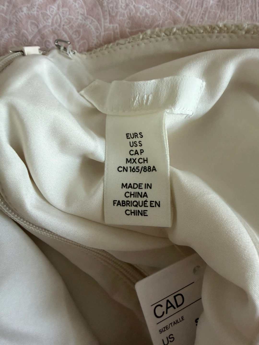 H&M Tweed Dress Cream - photo 5