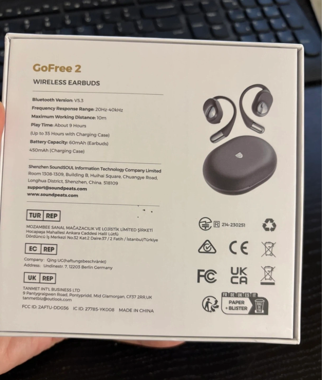 SoundPEATS GoFree 2 Wireless Earbuds - photo 3