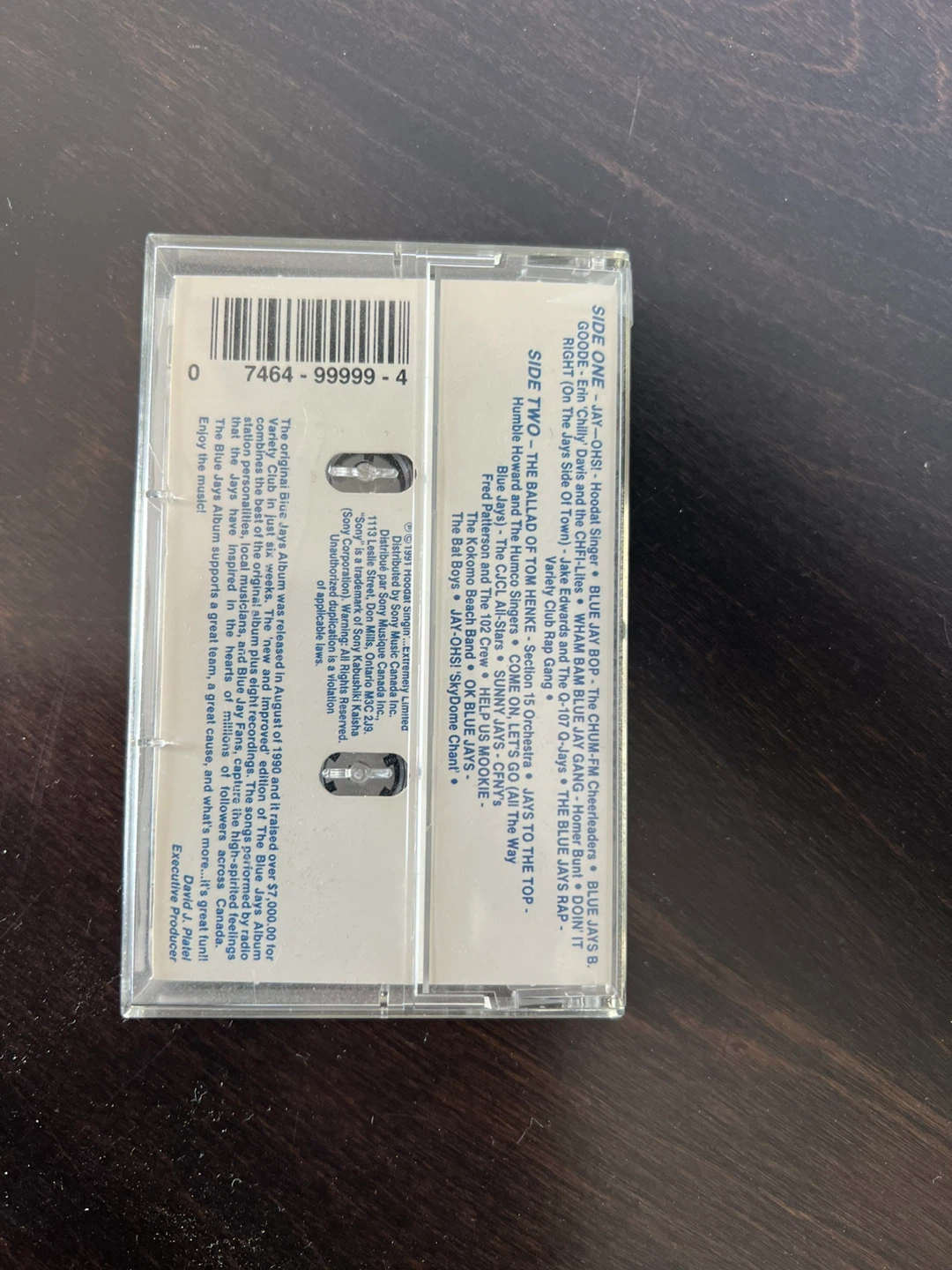 ⚽ The Blue Jays Album "New and Improved" Cassette - photo 2