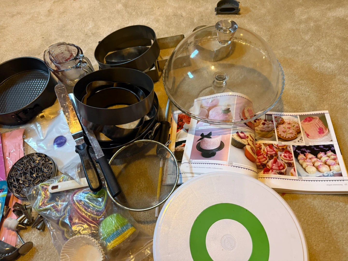 Baking Supplies Lot - Cake Pans, Decorating Tools & More!