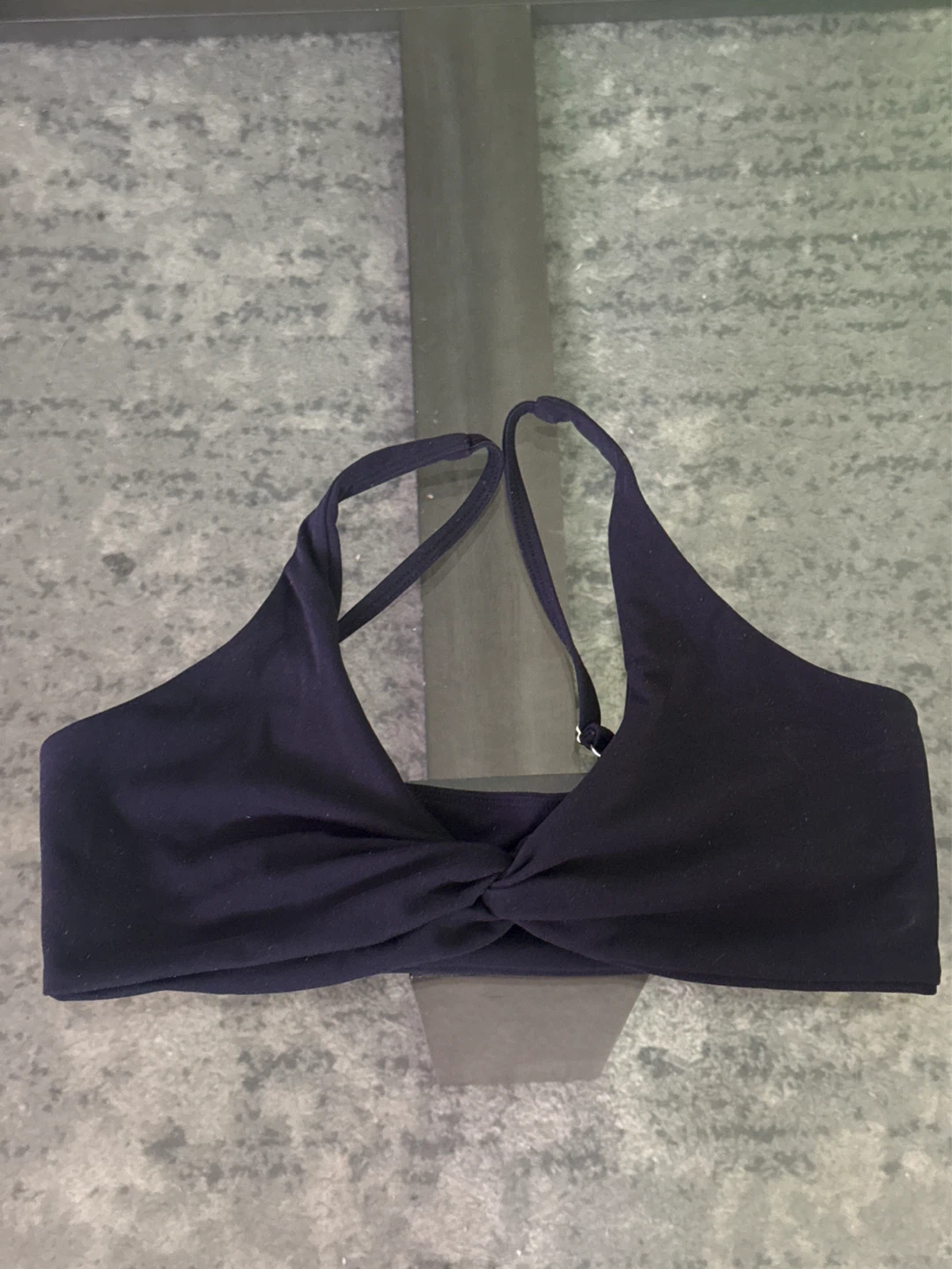 ⚽️ Black Twist Front Bralette - Size M
